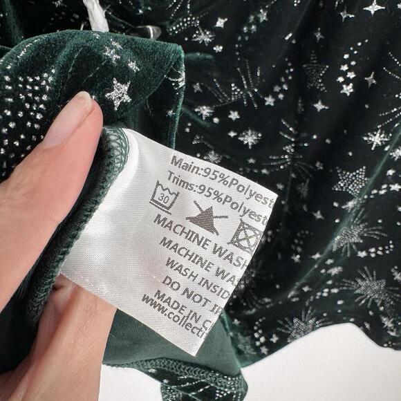 Modcloth x Collectif top 18 green velvet star fairy festival renaissance plus - Picture 6 of 7